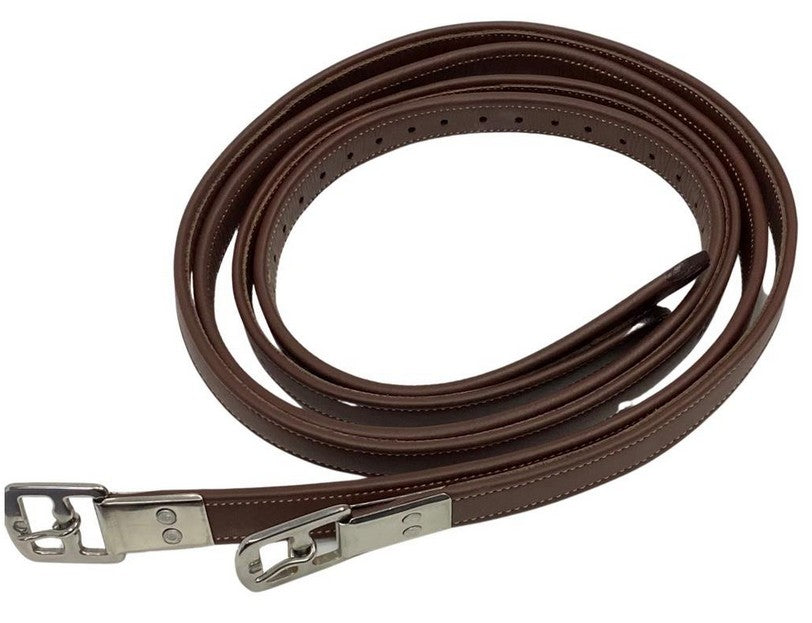 Cavalier Riveted Leathers - Brown, 47"