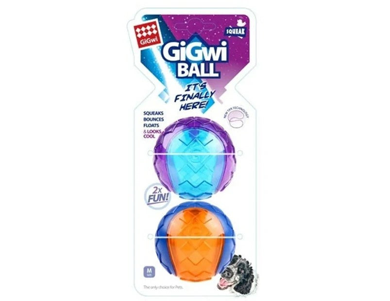 Gigwi Ball Medium 2 Pack