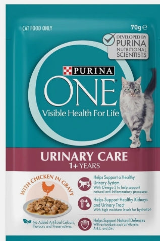 Purina One Cat Chicken Urinary Care 70g Wet Cat Food