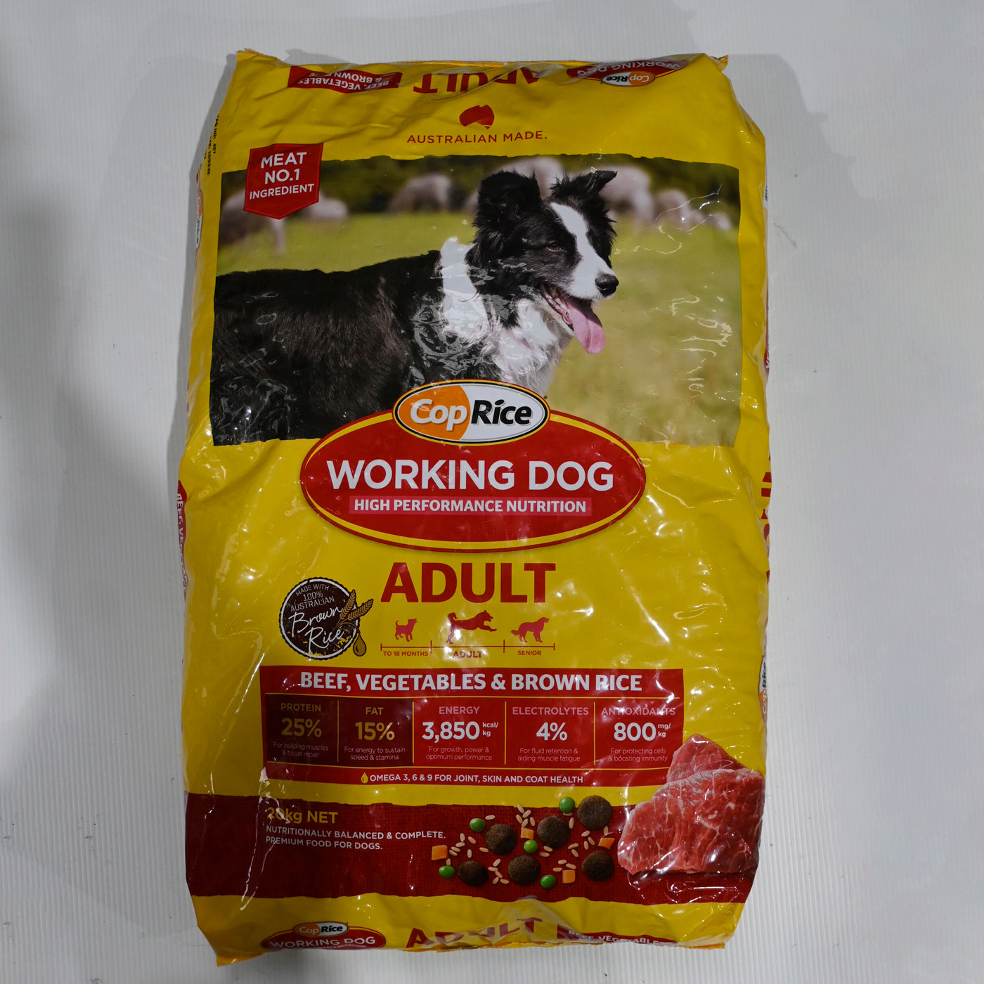 Coprice Dog Food Working Dog Beef 20kg