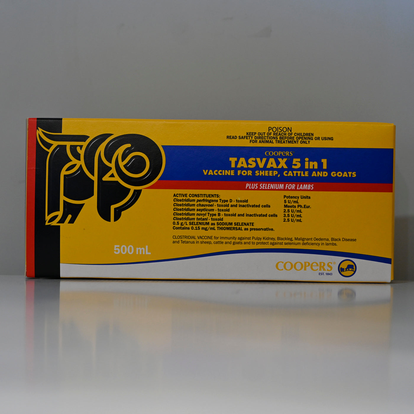 Intervet Tasvax 5 In 1 + Sel 500ml