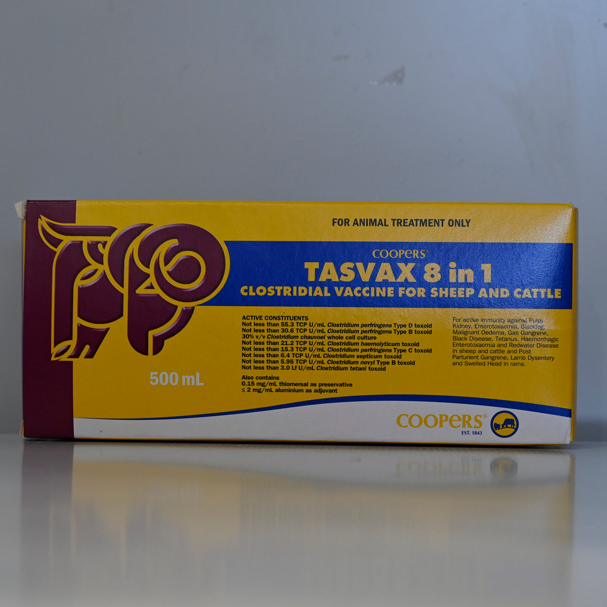 Intervet Coopers Tasvax 8in1 500mls