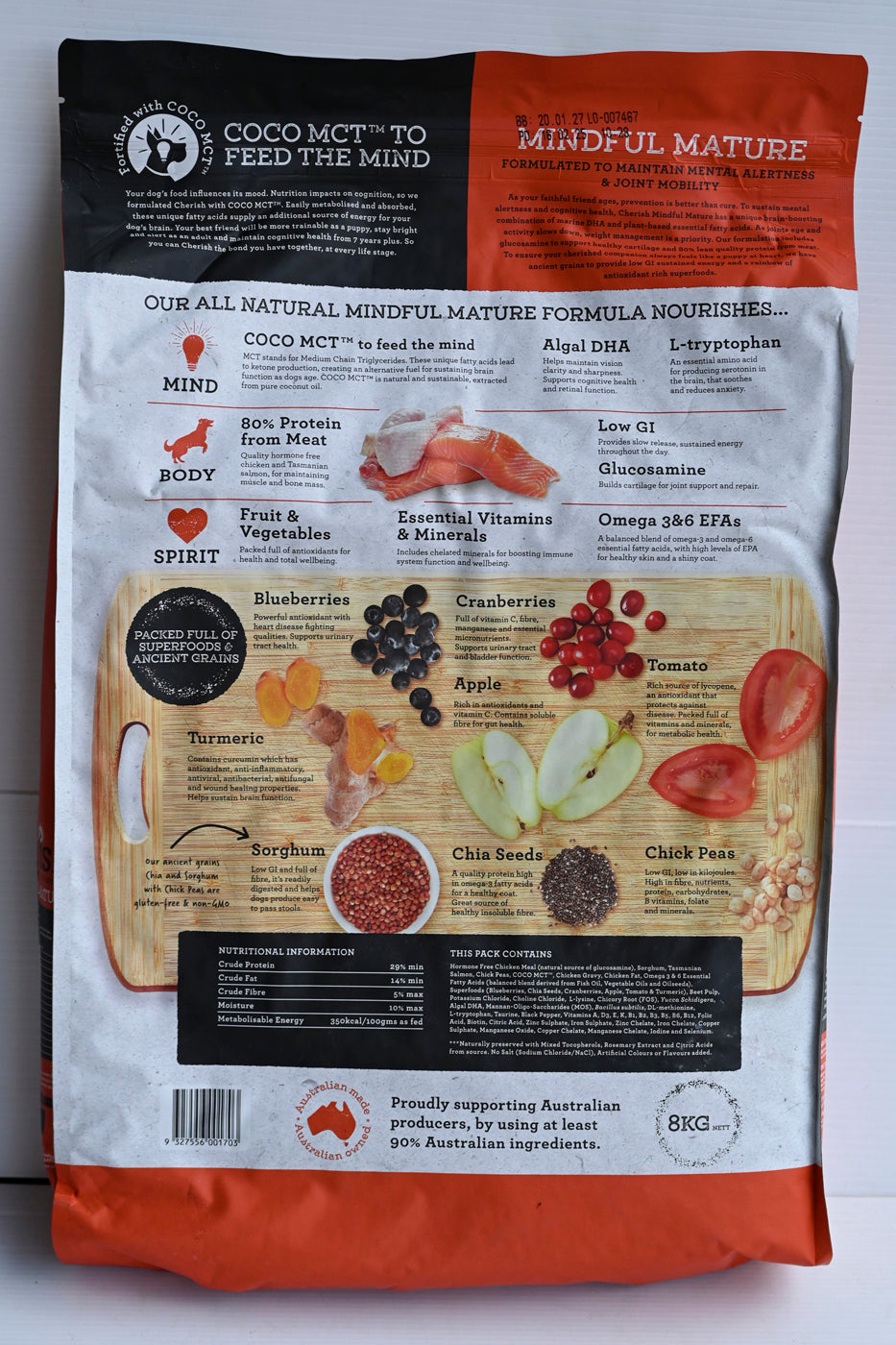 Cherish Mindful Mature Small Bites 8kg