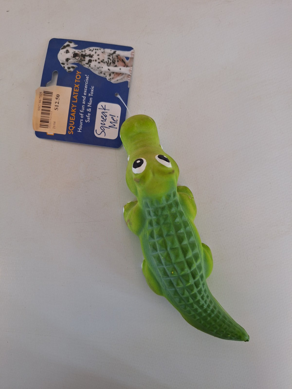 Prestige Squeaky Latex Crocodile 35cm