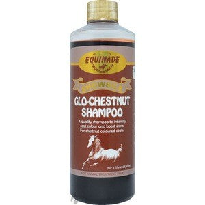 Equinade Showsilk Glo Chestnut Shampoo Horse Pony Dog Cat Cattle Show 500ml