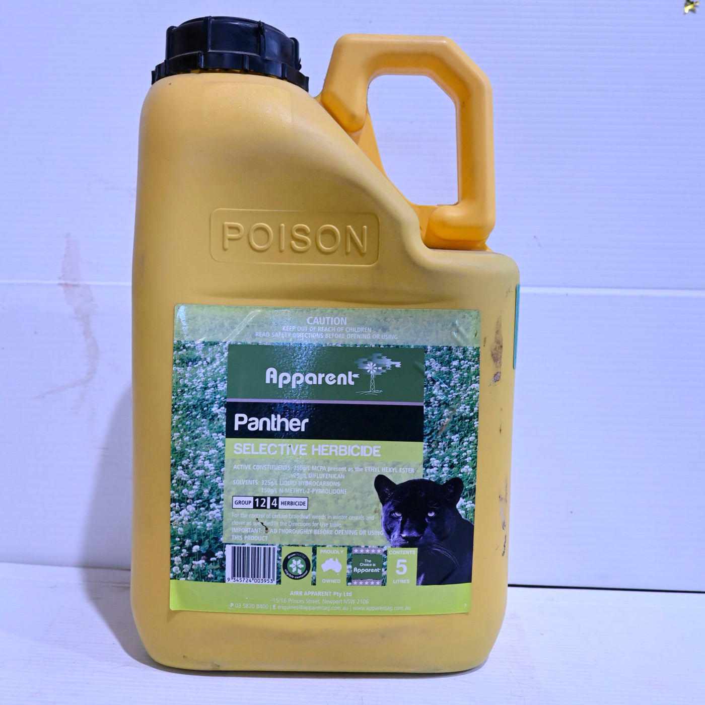 Apparent Panther 5l Active: 250g/l Mcpa & 25g/l Diflufenican 5ltr