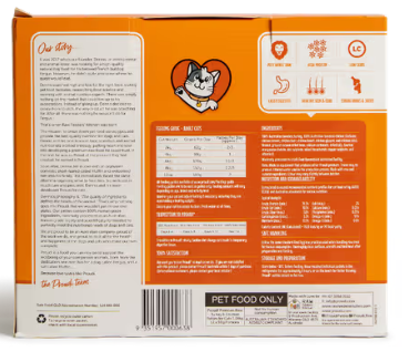 Proudi Premium Raw Kitten Food Turkey & Beef