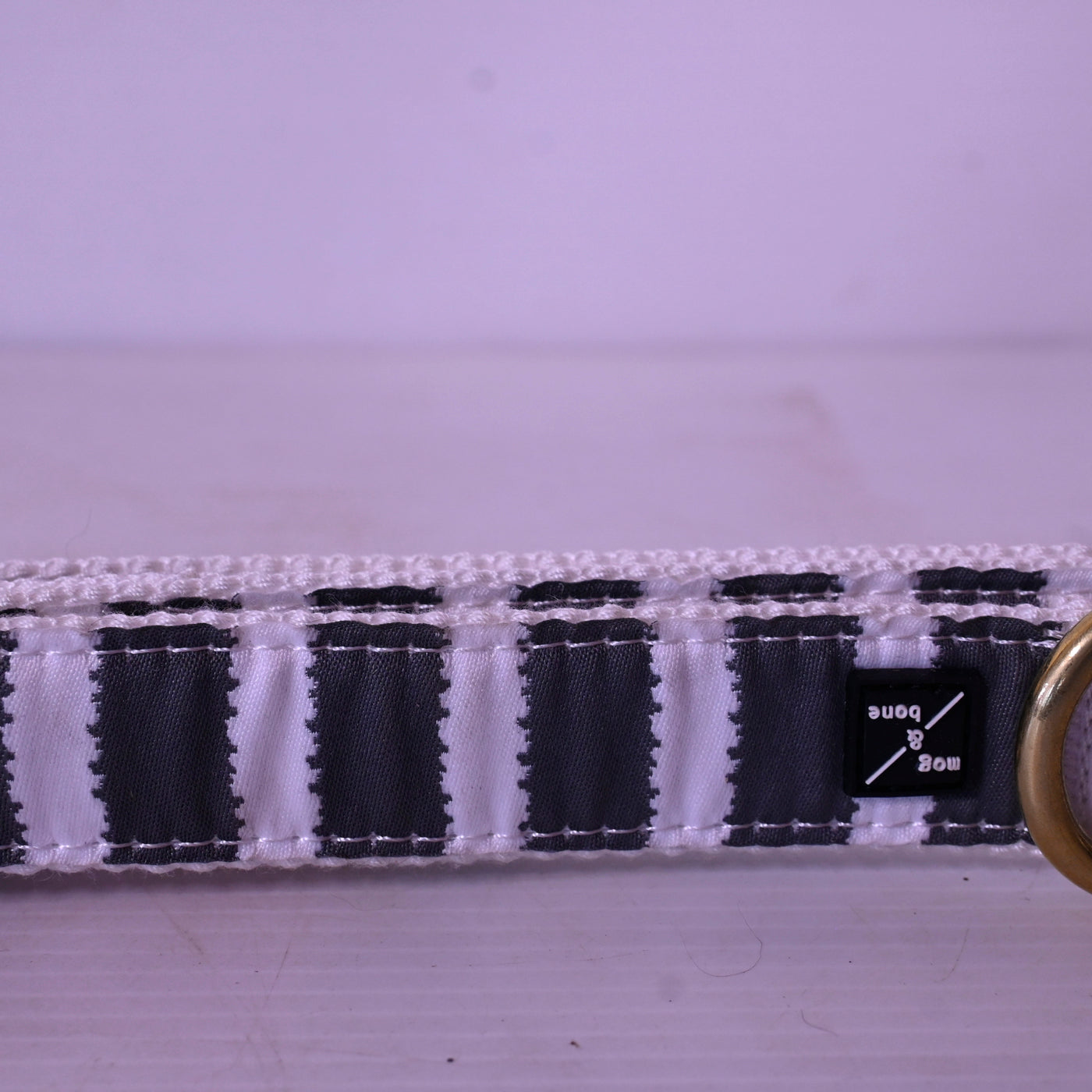 Mog & Bone Hemp Dog Collar Char Hamp Lge