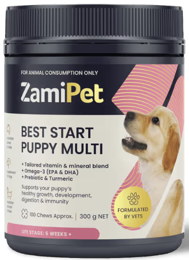 Zamipet Best Start Puppy Multi 300g 100 Chews