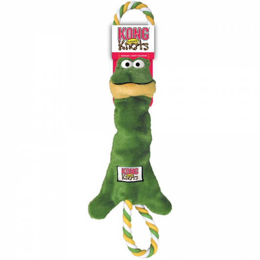 Kong Dog Tugger Knot Frog - Med/lge
