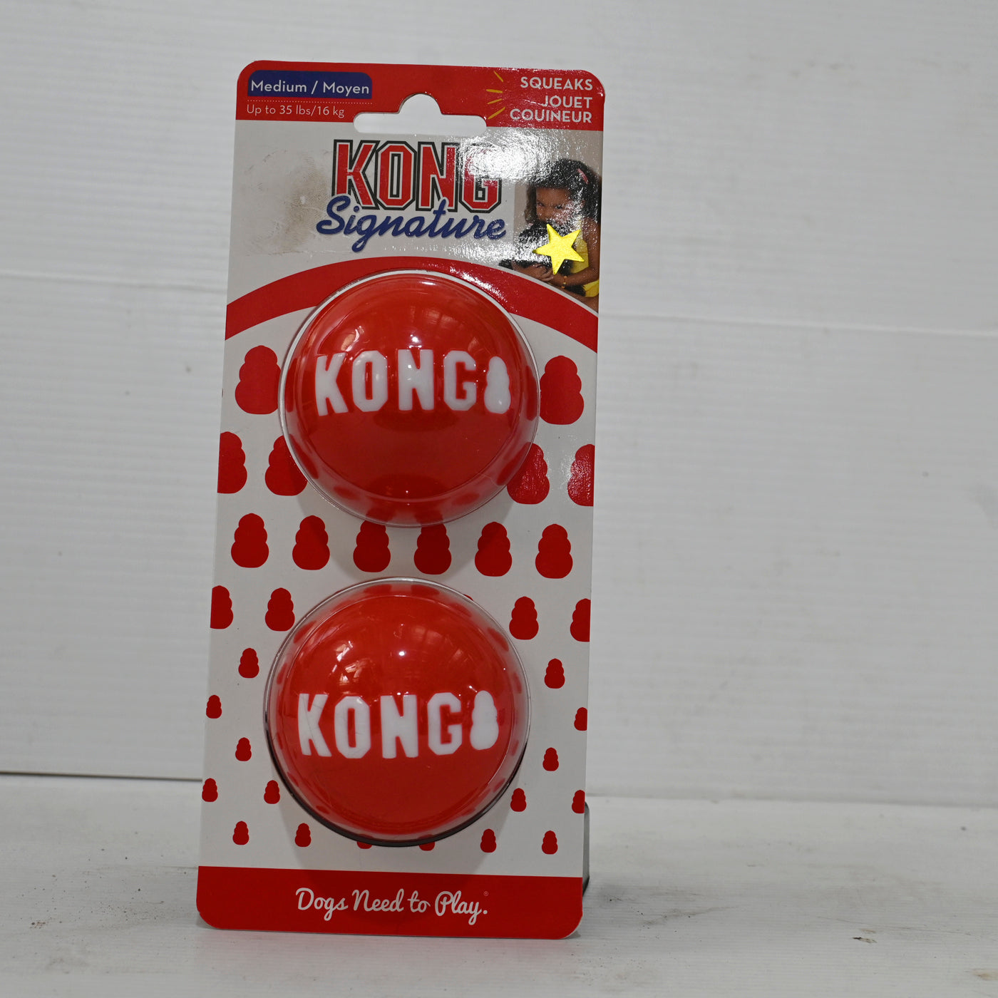 Kong Signature Balls 2-pk Medium