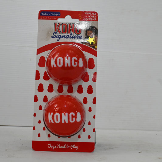 Kong Signature Balls 2-pk Medium