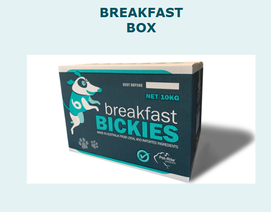 Pet-rite Breakfast Bickies 4 X 2 10kg 