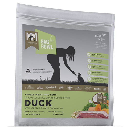 Mfm Cat Single Protien Duck Grain & Gluteen Free Lime Green