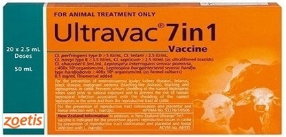 Zoetis Ultravac 7 In 1 Cattle Vaccination
