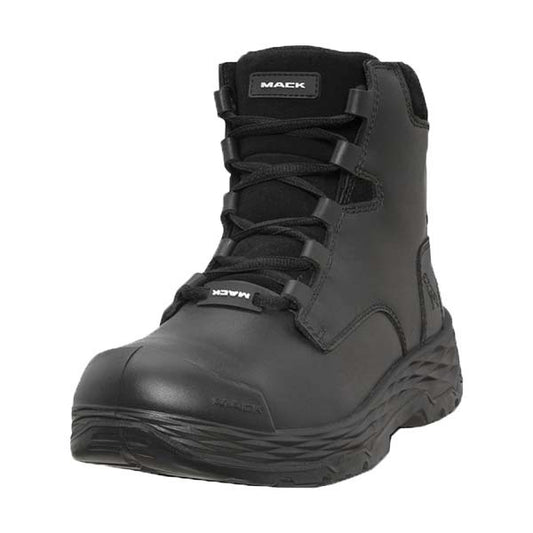 Mack Force Zip-up Safety Boots Black [sz:7]