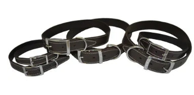 Leather Collar Black 55cm [sz:55cm Cl:black Te:leather]