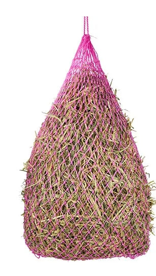 Hay Net Slow Feeder [cl:pink Sz:106cm - 2.5cm]