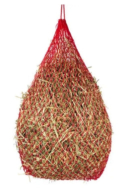 Hay Net Slow Feeder [cl:red Sz:106cm - 2.5cm]