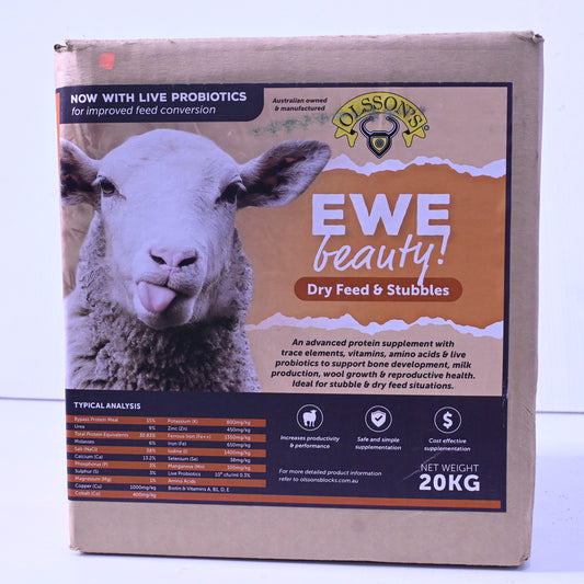 Olsson Ewe Beauty Dry Feed & Stubble 20kg