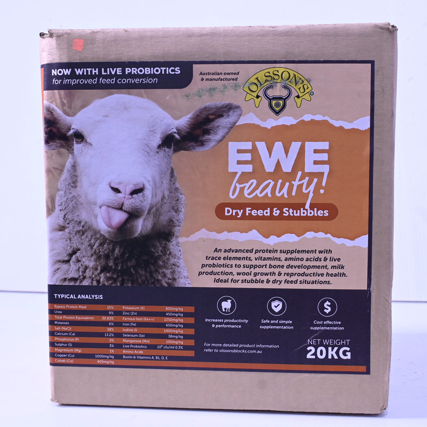 Olsson Ewe Beauty Dry Feed & Stubble 20kg