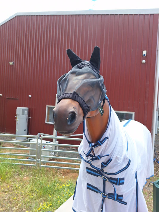 Fly Mask W Ears Padded Elastic [sz:full]
