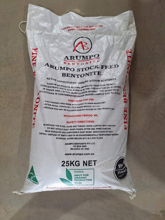 Arumpo Bentonite Fine 25kg ( Vic Sa)