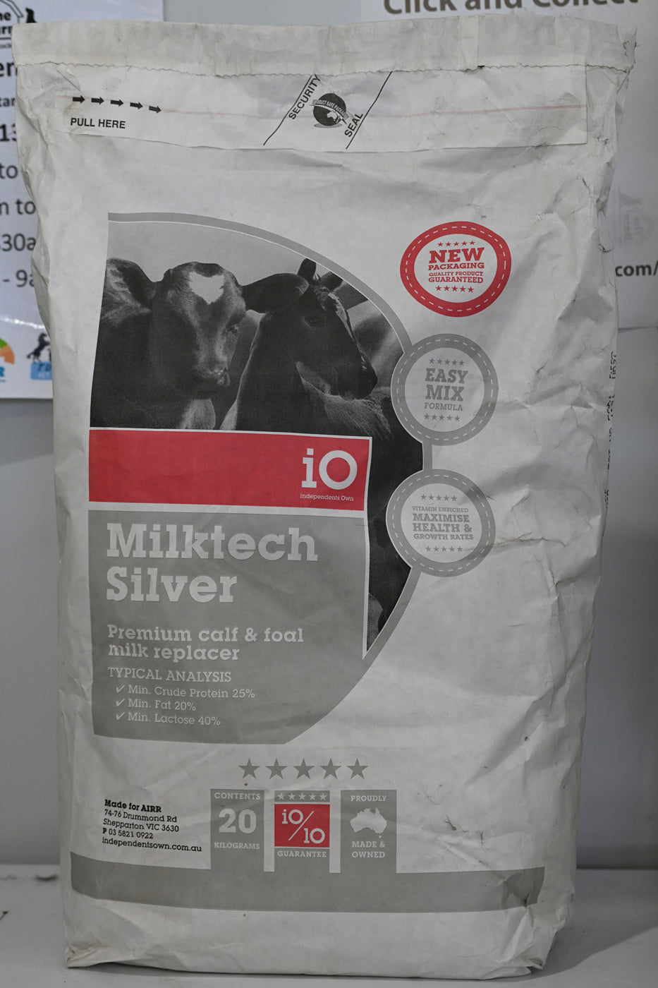 Io Milktech Calf Milk Silver20kg (vic)