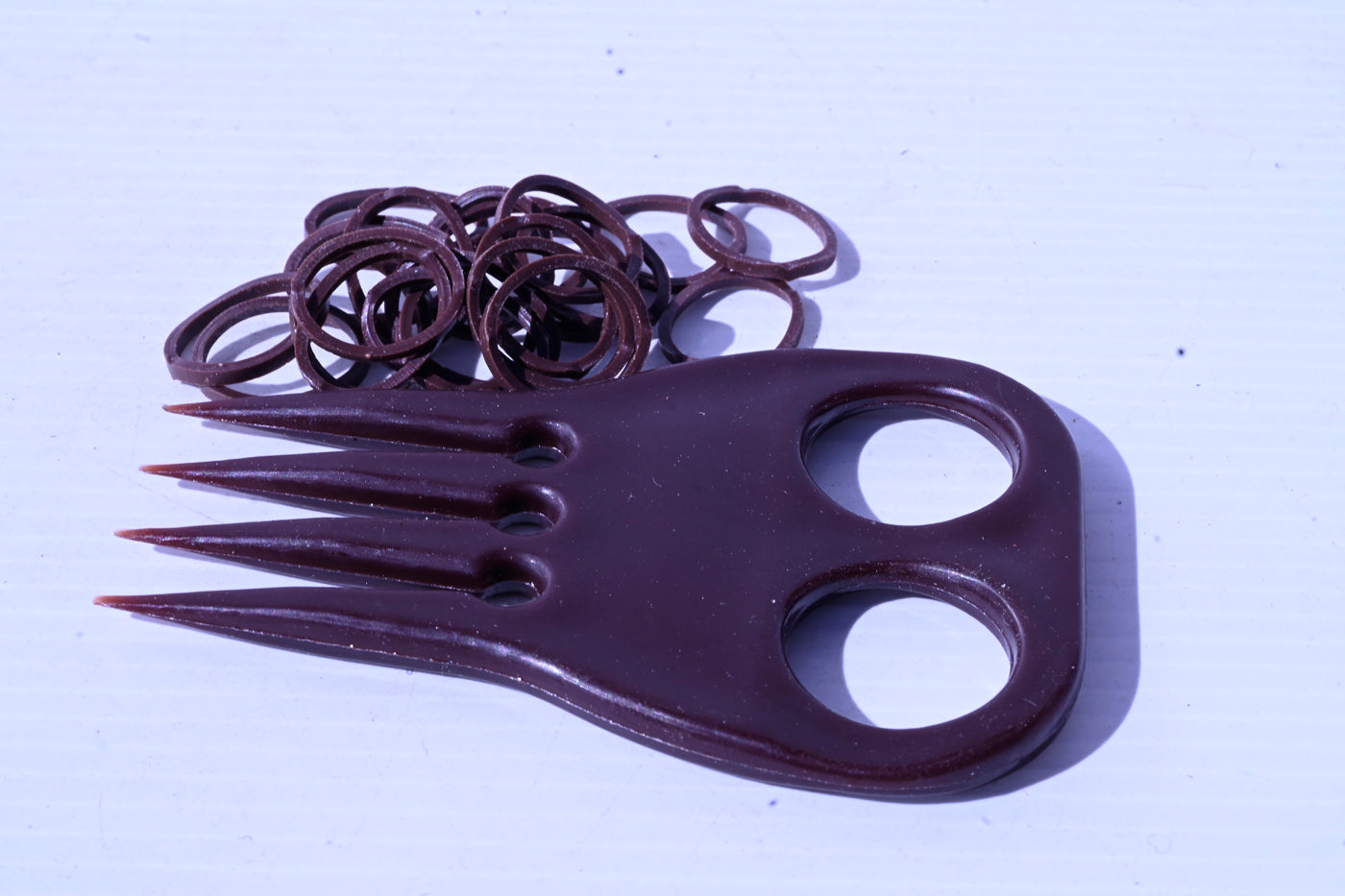 Eureka - Rubber Bands & Braid Comb [cl:brown]