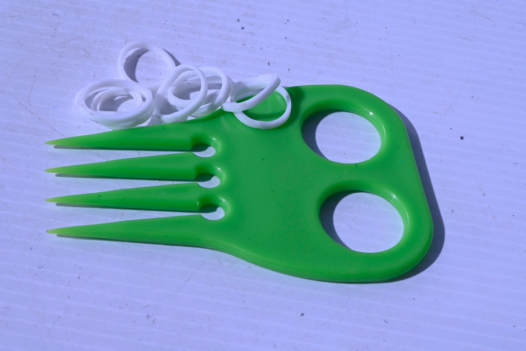 Eureka - Rubber Bands & Braid Comb [cl:white]