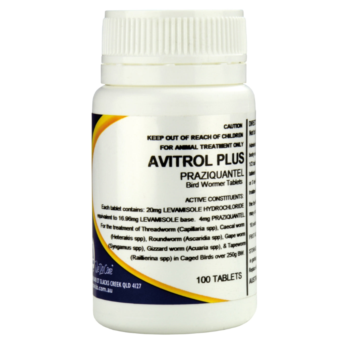 Fidos Avitrol Plus Bird Worming Tablets