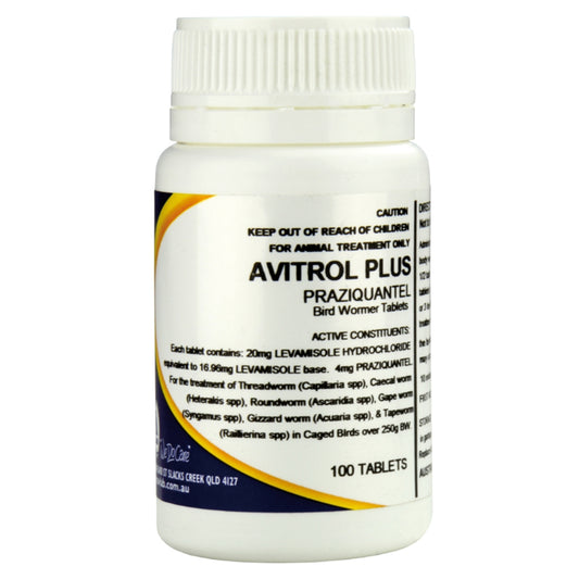 Fidos Avitrol Plus Bird Worming Tablets