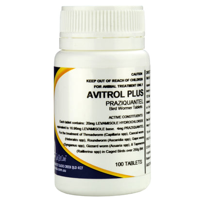 Fidos Avitrol Plus Bird Worming Tablets