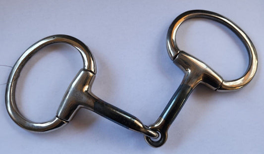 Showcraft - Blue Steel Curved Mouth Eggbutt - Pony [sz:pony]