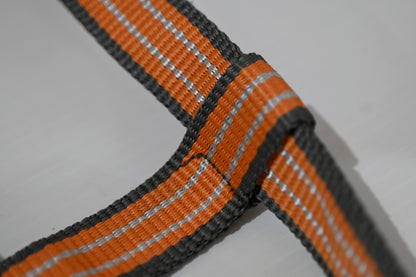 Eureka Halter & Lead Set - Cob [cl:grey, Orange & White]