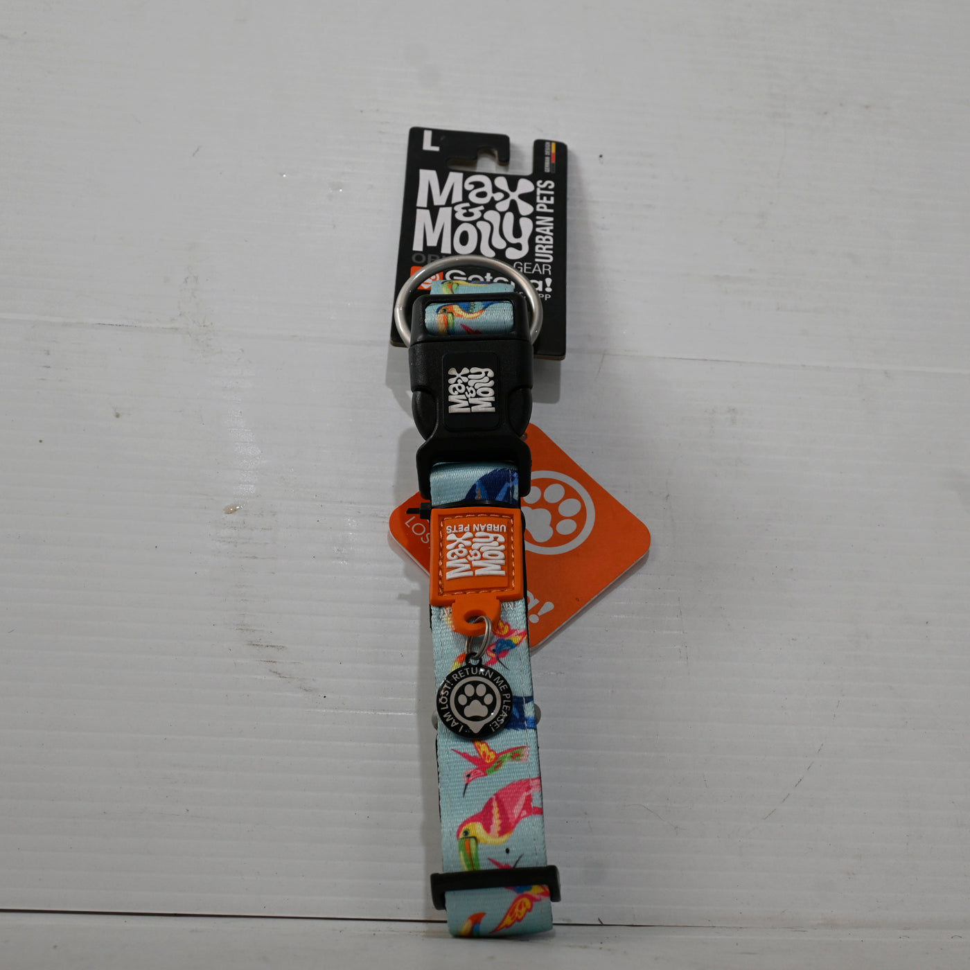 Max & Molly Smart Id Dog Collar [cl:paradise Sz:large]