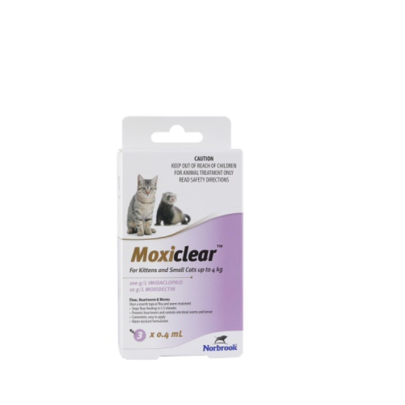 Moxiclear For Kittens And Small Cats Upto 4kg [sz:3pk]