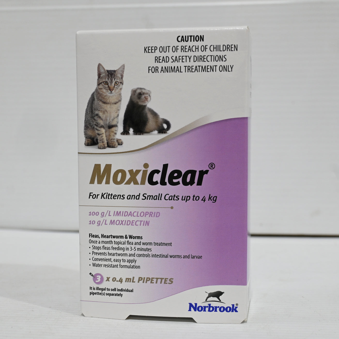 Moxiclear For Kittens And Small Cats Upto 4kg [sz:3pk]