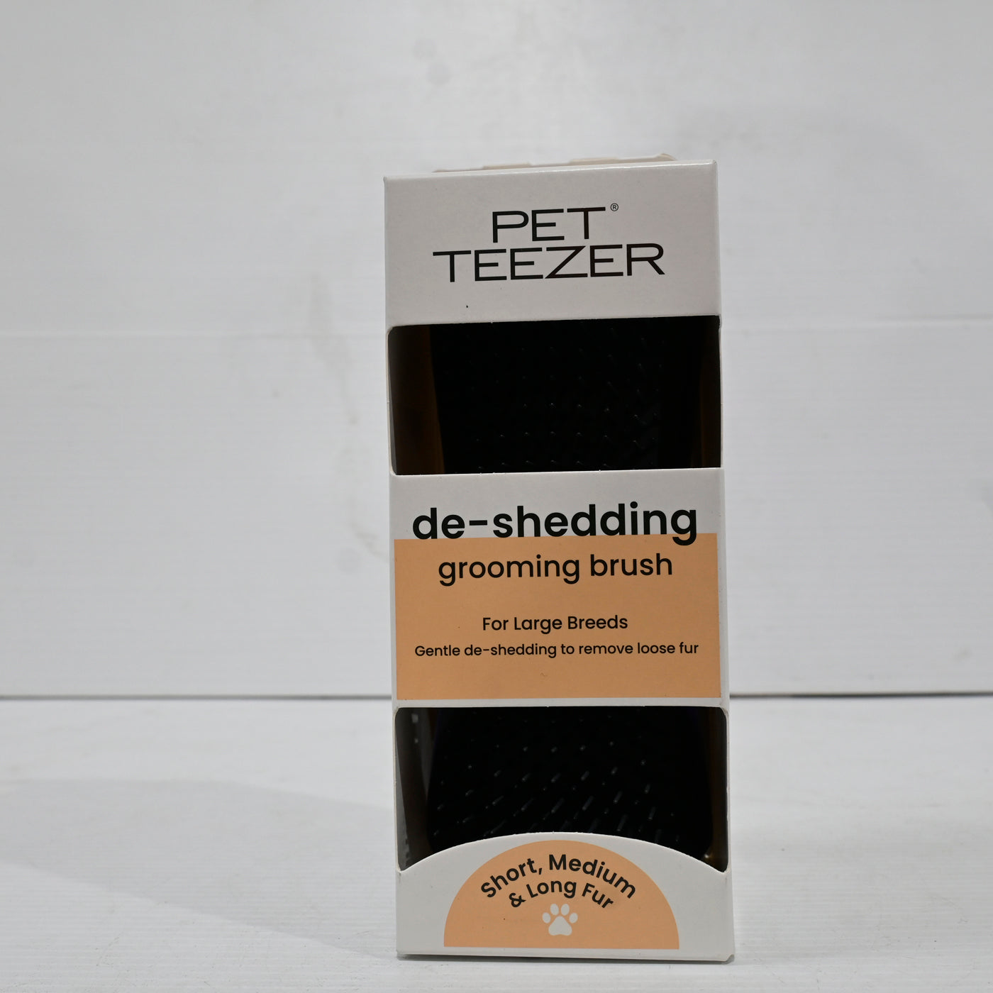 Pet Teezer Deshedding Large Brush Purple/grey [cl:purple/grey Sz:large]