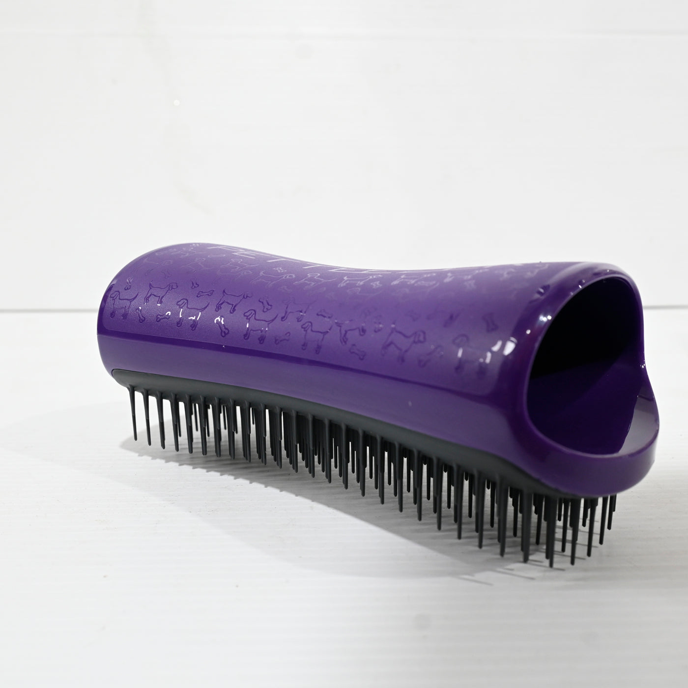 Pet Teezer Deshedding Large Brush Purple/grey [cl:purple/grey Sz:large]