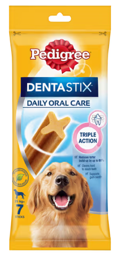 Pedigree Snacks Dentastix Lge Giant 7pc [sz:7pc]