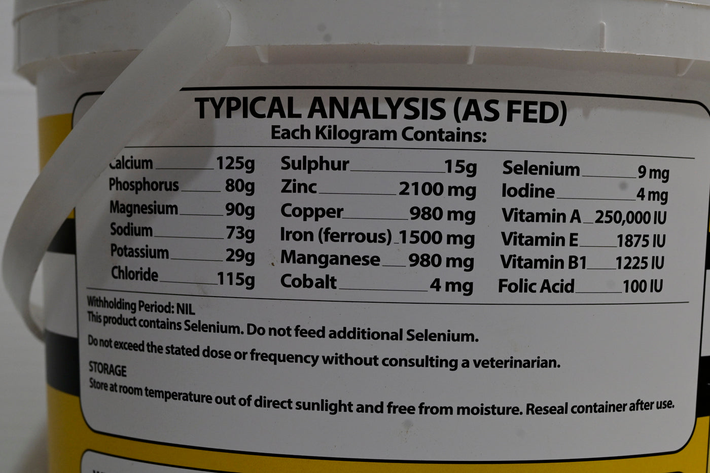 Equilibrium Mineral Mix 5kgs Yellow