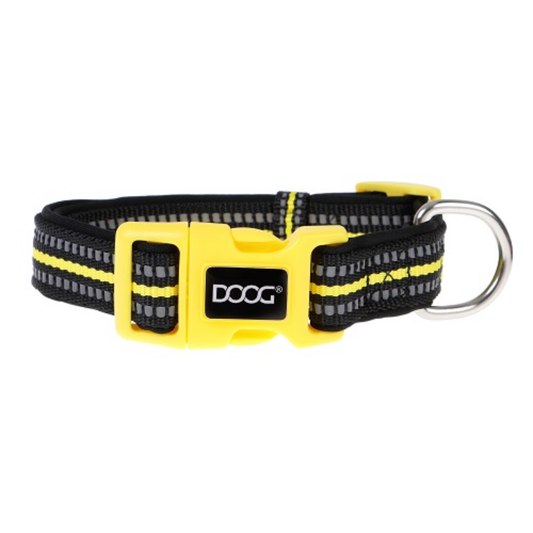 Doog Neoprene Dog Collar Lady (neon) - Small [cl:yellow Sz:small]