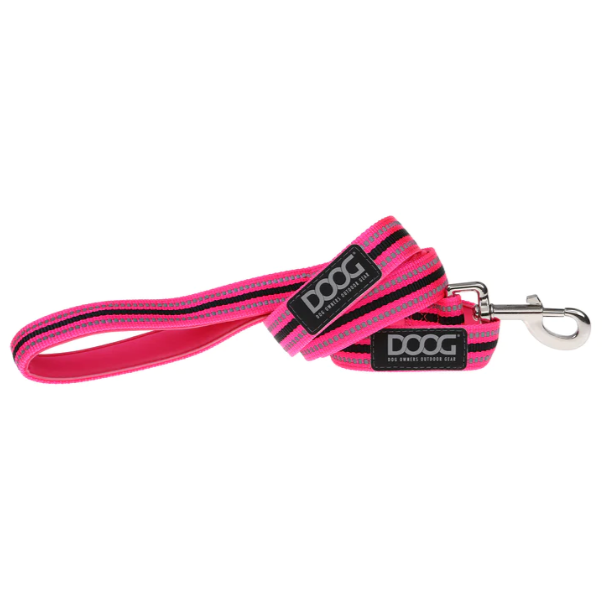 Doog Neoprene Dog Leash Lady (neon) - Large [cl:pink Sz:large]