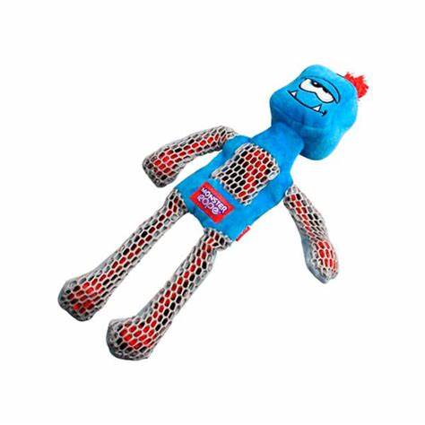 Gigwi Monter Rope Squeaker Blue Medium Dog Toy
