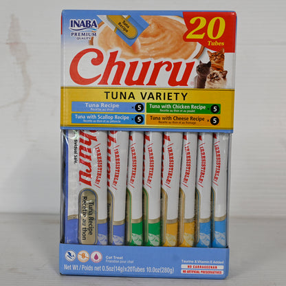Inaba Cat Churu Puree Tuna Varieties [ps:20 Tubes]