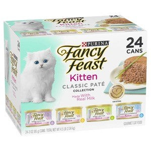 Fancy Feast Classic Pate Kitten Chicken 85g 24pk (om24)