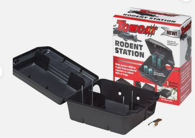 Tomcat Rat Bait Station Genuine Quality Lockable Tamper Weather Proof Trap