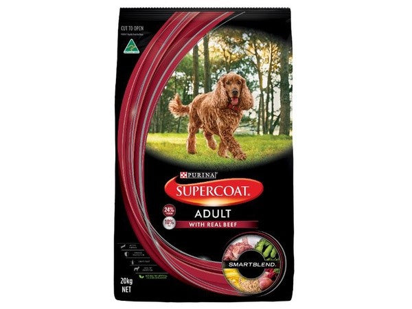 Nestle Supercoat Adult Beef 20kg