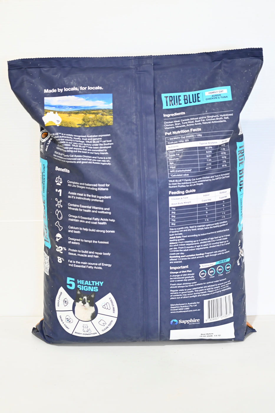 True Blue Cat 10kg [fl:chicken And Tuna]